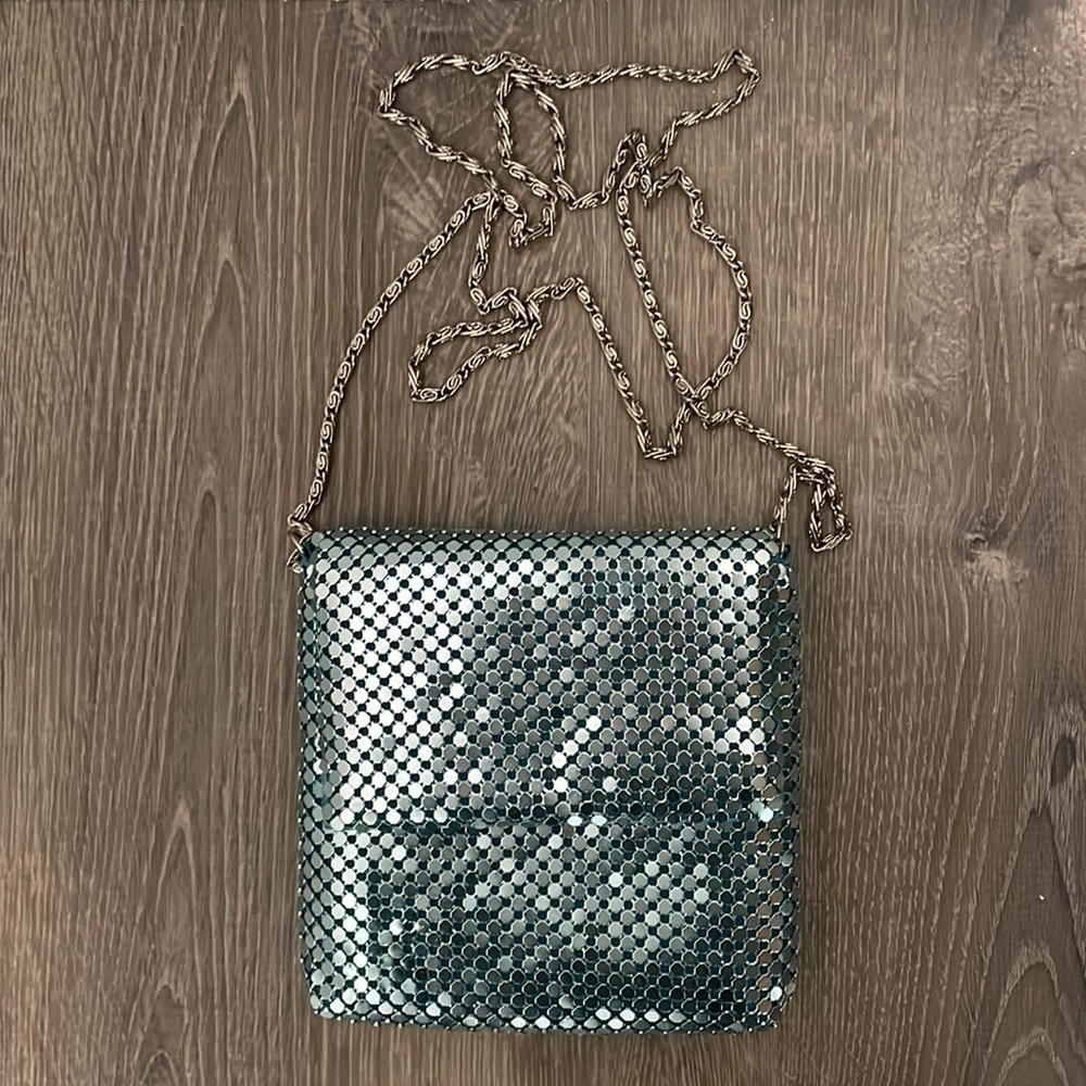 Shiny Blue Purse